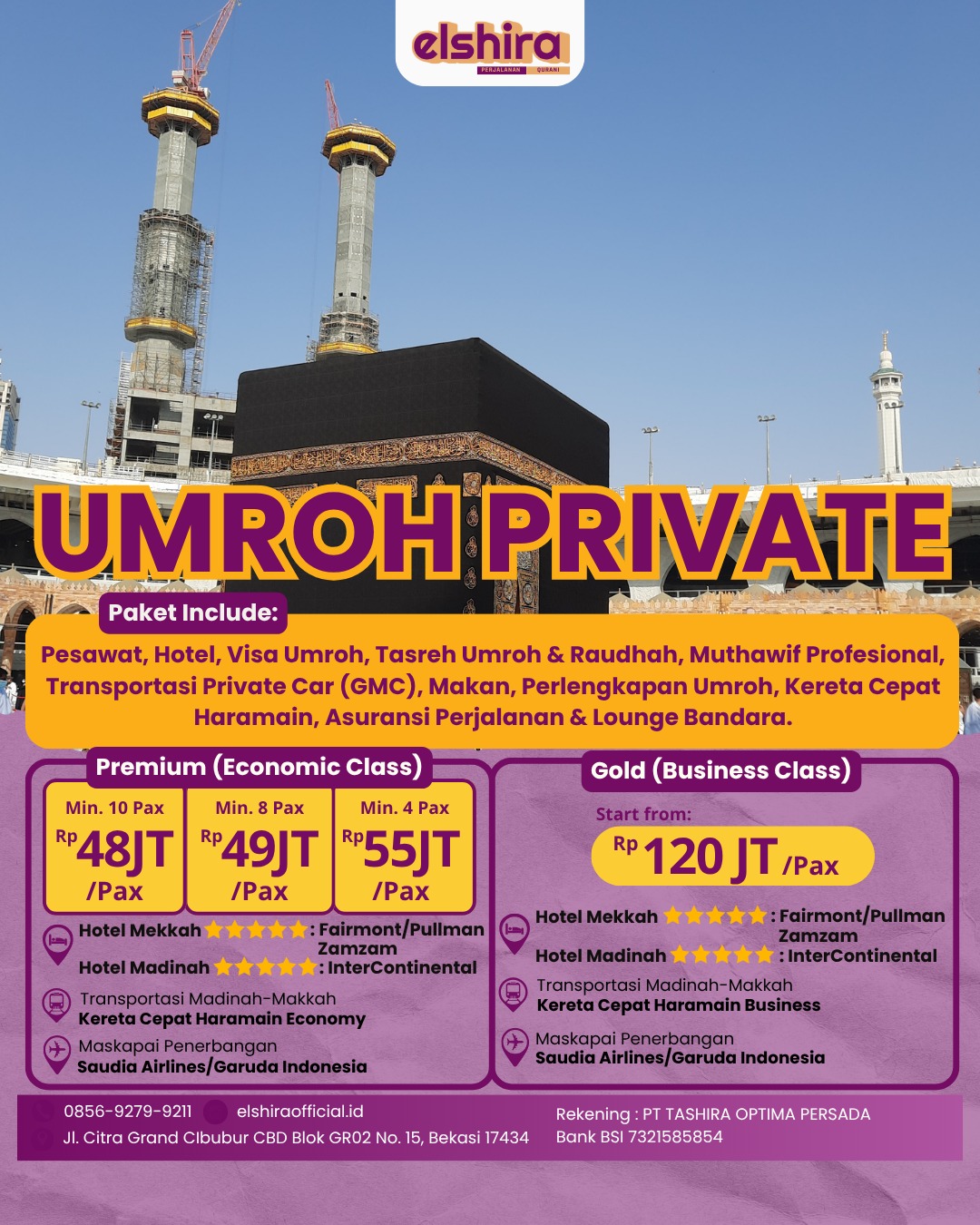 Paket Umroh VIP / Plus