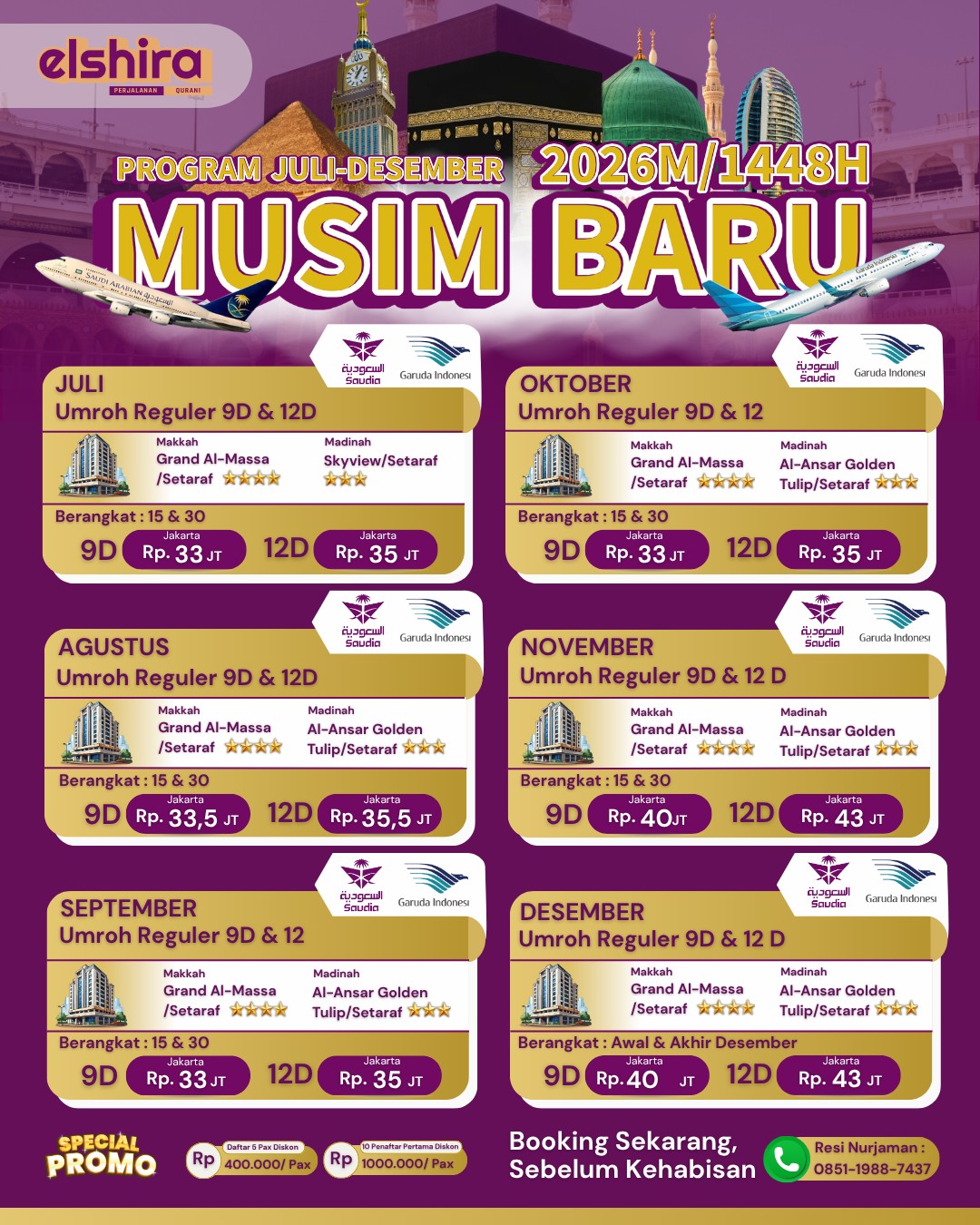 Paket Umroh Reguler